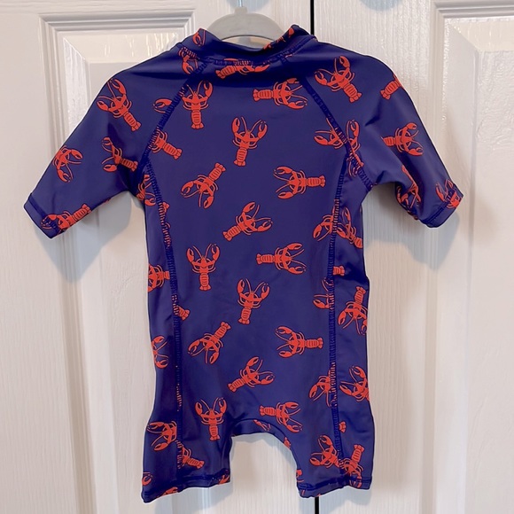 Joules Swim Joules Boys One Piece Swimsuit With Lobster Print